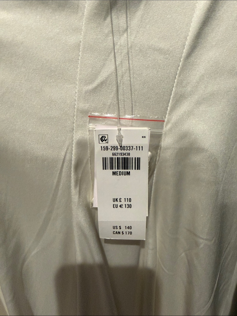 A&F Plunge Bubble Hem Midi Dress - Picture 4 of 4